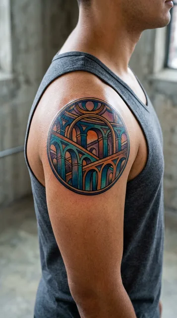 Tattoo on the shoulder