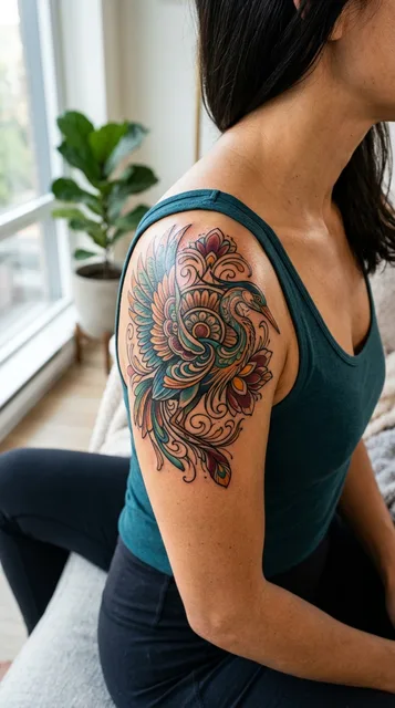 Tattoo on the shoulder