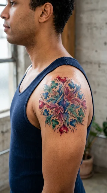 Tattoo on the shoulder
