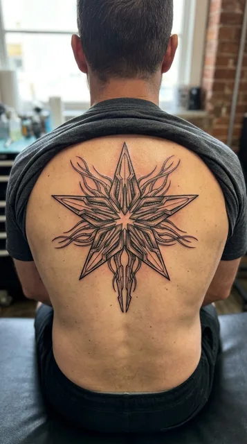 Tattoo on the spine