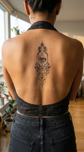 Tattoo on the spine