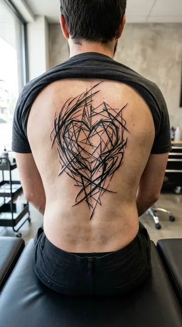 Tattoo on the spine
