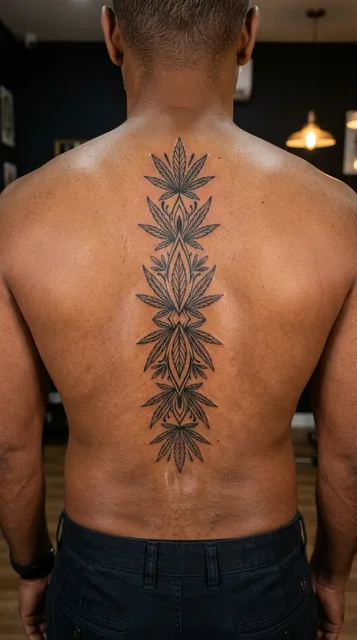Tattoo on the spine