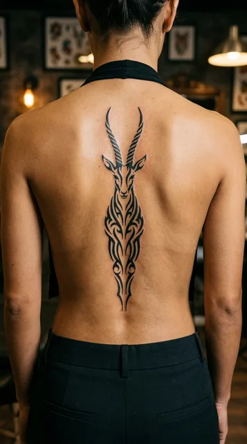 Tattoo on the spine