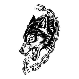 Black and white blackwork tattoo design, drawn flat for a stomach tattoo