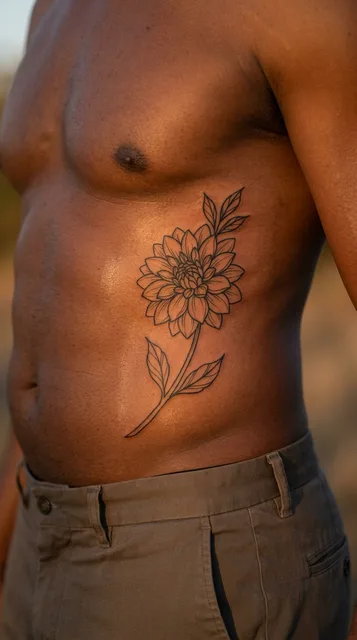 Tattoo on the stomach