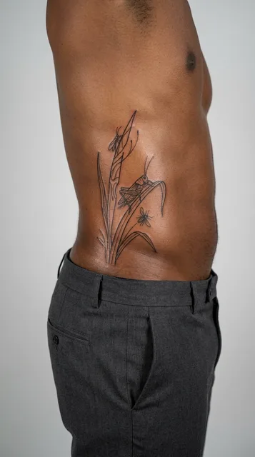 Tattoo on the stomach