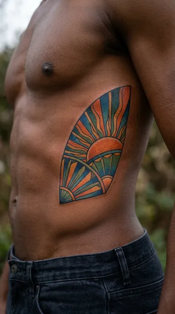 Tattoo on the stomach