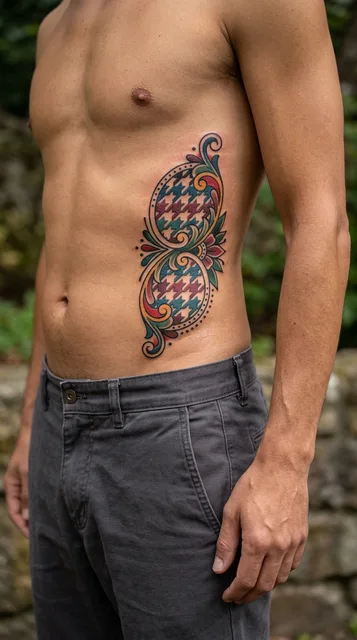 Tattoo on the stomach