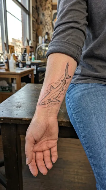 Tattoo on the wrist