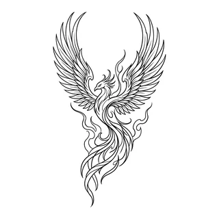 Black and white linework tattoo design, outline stencil for a wrist tattoo