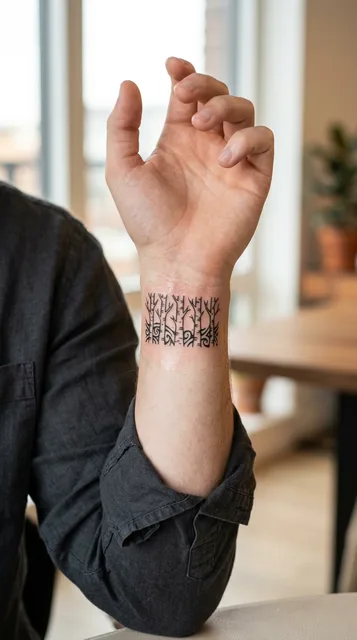 Tattoo on the wrist