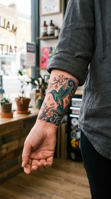Tattoo on the wrist