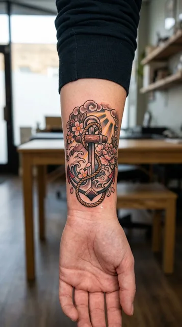 Tattoo on the wrist