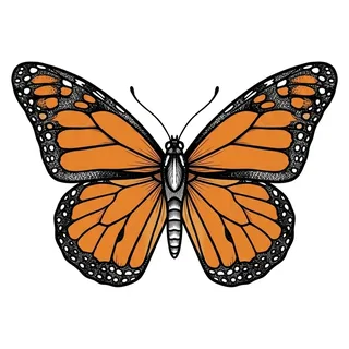 Color neo traditional tattoo design, drawn flat for a wrist tattoo