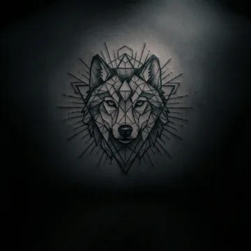Geometric tattoo style