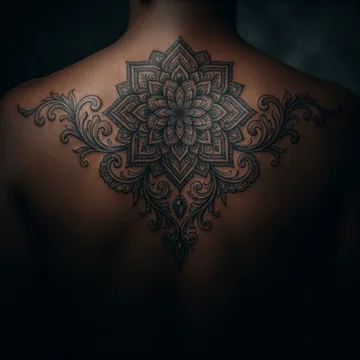 Ornamental tattoo style
